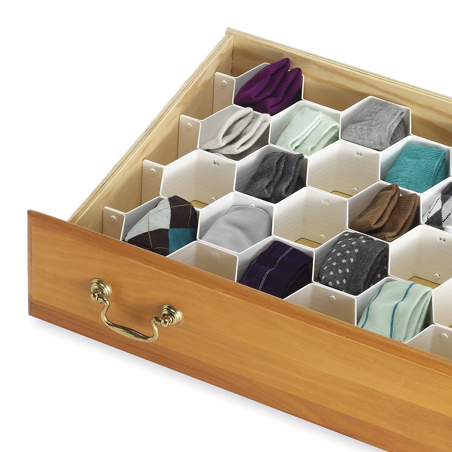 Whitmor 6025-3928 8-Piece Honeycomb Drawer Organizer